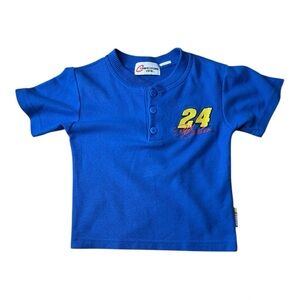 Jeff Gordon 90s Vintage Blue Kid's Shirt No Size